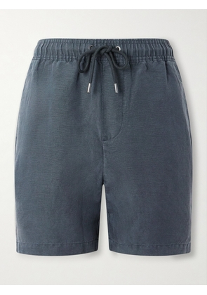 Onia - Air Straight-Leg Linen and Lyocell-Blend Drawstring Shorts - Men - Gray - S