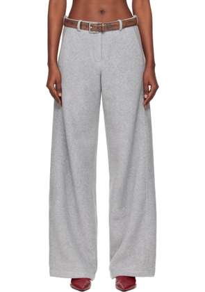 Julie Kegels Gray Fleece Trousers
