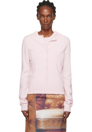 Julie Kegels Pink Twinset Sweater