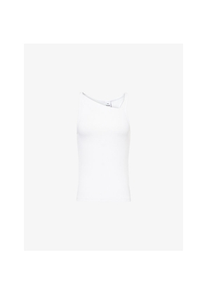 Womens Won Hundred Ami Ribbed Stretch-Cotton Tank Top