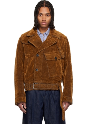 Dries Van Noten Brown Velvet Jacket