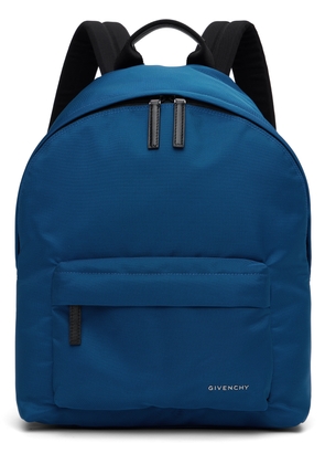 Givenchy Blue Logo Bonded Backpack