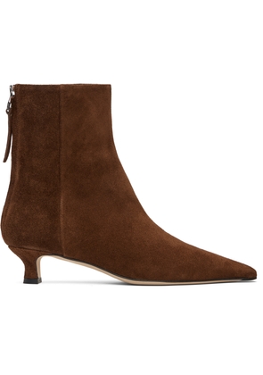 Aeyde Brown Zoe Suede Boots