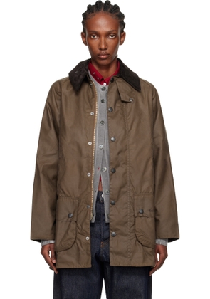 Barbour Brown Beaufort Waxed Jacket