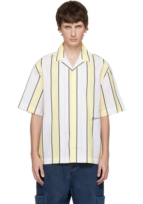 JACQUEMUS White & Yellow 'The Jean' Shirt