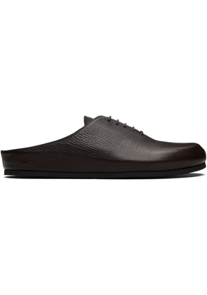 JACQUEMUS Brown 'Les Mules Derbie' Derbys