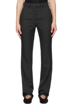 Rier Black Fitted Trousers