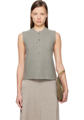 Rier Gray Tyrolean Gilet Cardigan