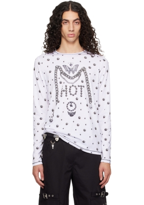 Chopova Lowena White Hot Fitted Jersey T-shirt