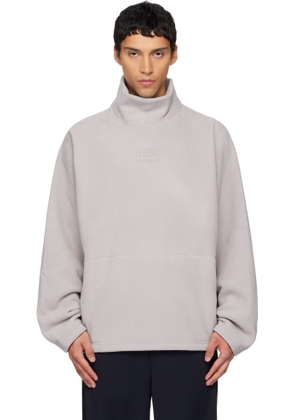 MM6 Maison Margiela Beige Salomon Edition Pile Turtleneck