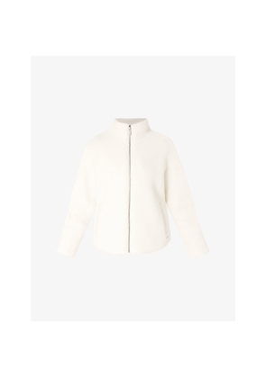 Womens Sweaty Betty Navigate Funnel-Neck Sherpa Jacket