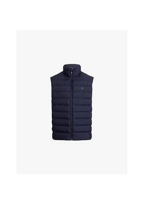 Mens Polo Ralph Lauren The Colden Logo-Embroidered Down Gilet