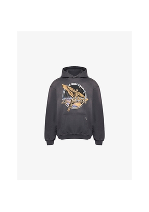 Mens Represent Golden Tour Graphic-Print Cotton Hoody