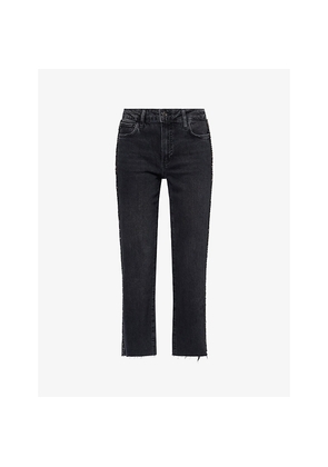 Womens Paige Mason Ankle-Grazer Denim Jeans