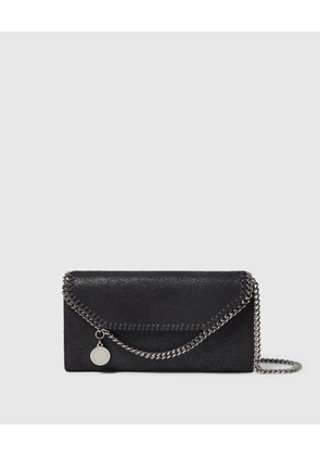 Stella McCartney - Falabella Wallet-On-Chain Crossbody, Woman, Black