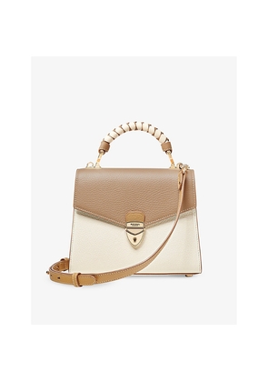 Womens Aspinal Of London Mayfair Midi 2.0 Leather Shoulder Bag