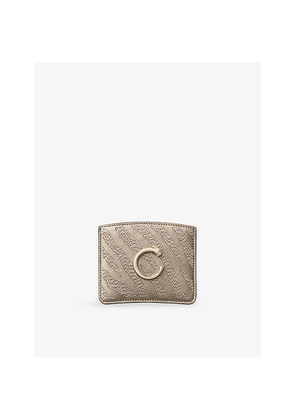 Womens Panthère C De Cartier Leather Card Holder