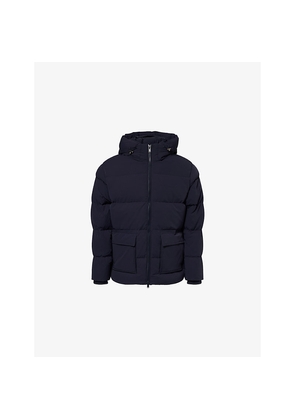 Mens Arne Hooded Short Puffer Parka