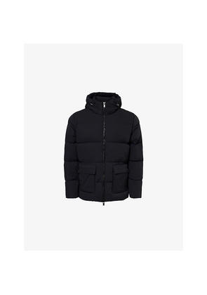 Mens Arne Hooded Short Puffer Parka