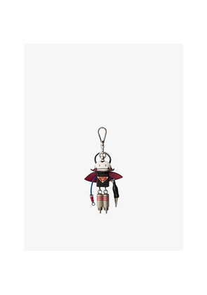 Womens Prada Robot Saffiano Leather Bag Charm
