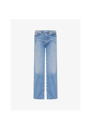 Womens Agolde Harper Straight-Leg Denim Jeans