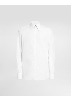 Dolce & Gabbana Gold Poplin Shirt - Man Shirts White 42