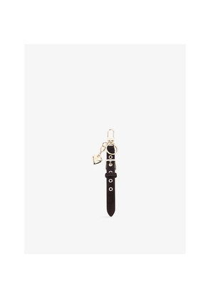Womens Maje Clover Leather Key Ring