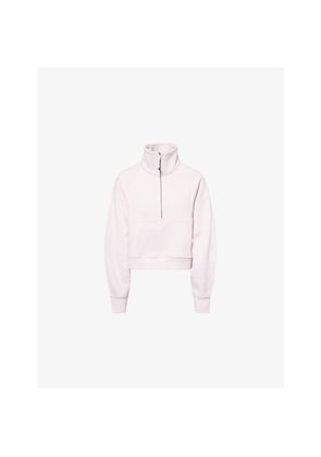 Womens Lululemon Scuba Funnel-Neck Cotton-Blend Sweatshirt