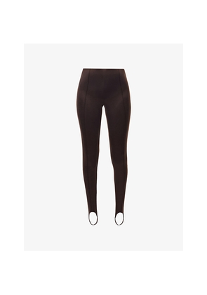 Womens The Frankie Shop Caserta Stirrup Stretch-Woven Leggings