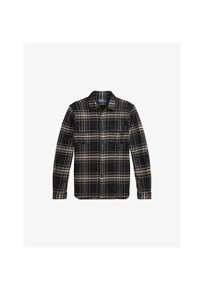 Mens Polo Ralph Lauren Checked Brushed Cotton Shirt