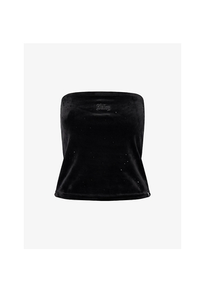 Womens Juicy Couture x Disney Babey Strapless Stretch-Woven Top