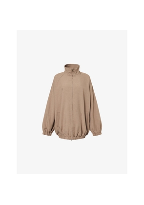 Womens The Frankie Shop Baxter Oversized Woven Track Jacket