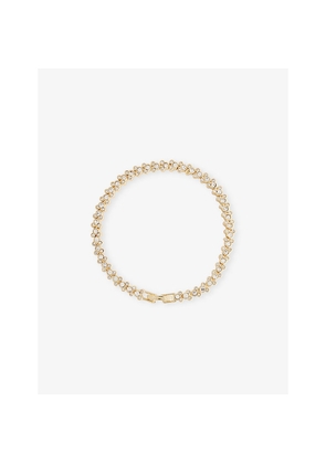 Womens Baublebar x Disney Mickey Mouse Gold-Plated Brass Tennis Bracelet