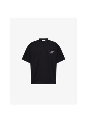 Mens Mki Miyuki-Zoku Selfridges Linked Logo Cotton-Jersey T-Shirt