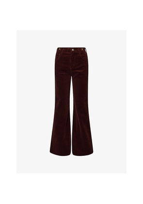 Womens Citizens Of Humanity Kimberly Flared Stretch-Cotton Trousers