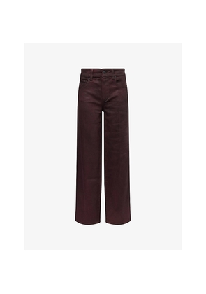 Womens Paige Sasha Straight-Leg Denim Jeans