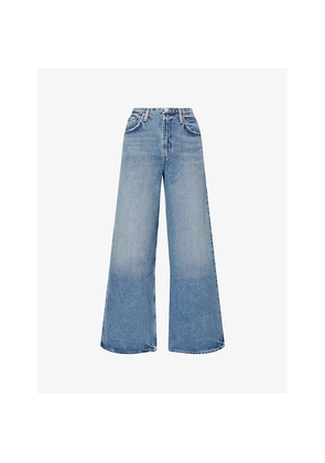 Womens Agolde Keira Wide-Leg Denim Jeans