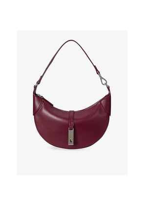 Womens Polo Ralph Lauren Polo Id Mini Leather Shoulder Bag