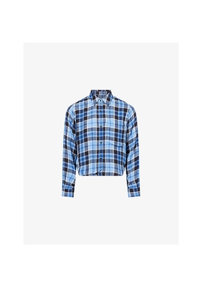 Womens Rails Malin Check-Print Woven Shirt