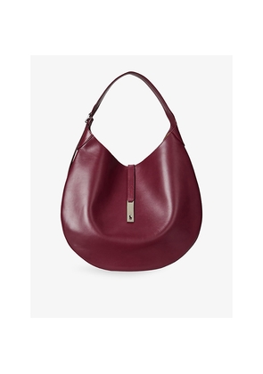 Womens Polo Ralph Lauren Polo Id Large Leather Shoulder Bag