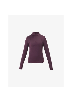 Womens Sweaty Betty Therma Half-Zip Midlayer Top