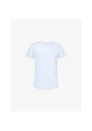 Mens Orlebar Brown Ob-T Crewneck Linen T-Shirt