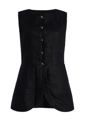 Posse Emma Linen-Blend Vest - Moda Operandi