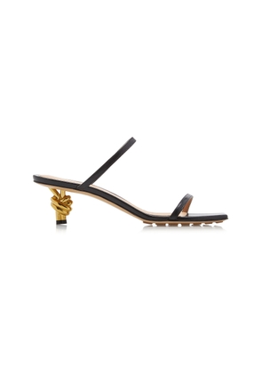 Bottega Veneta Knot Leather Sandals - Moda Operandi