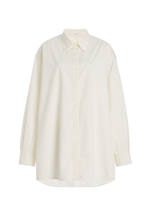 The Row Luka Cotton-Blend Shirt - Moda Operandi