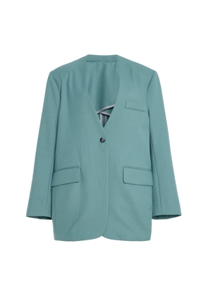 SLOAN Exclusive Collarless Wool Blazer - Moda Operandi