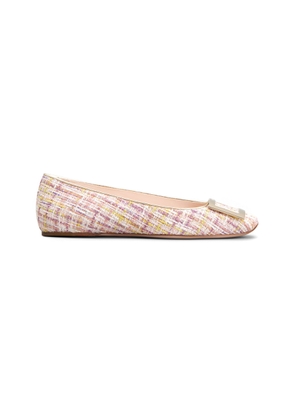 Roger Vivier Gommettine Tweed Piping Flats - Moda Operandi