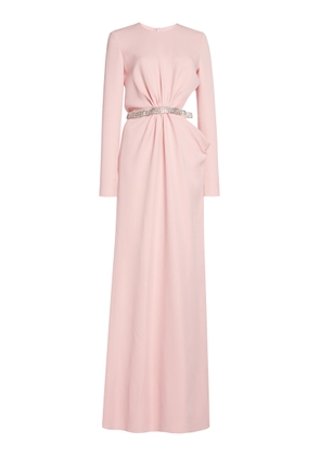 Giambattista Valli Cutout Crepe Maxi Dress - Moda Operandi