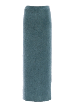 Aisling Camps Brushed Mohair-Blend Midi Skirt - Moda Operandi