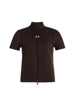 Courrèges Interlock Zip Top - Moda Operandi